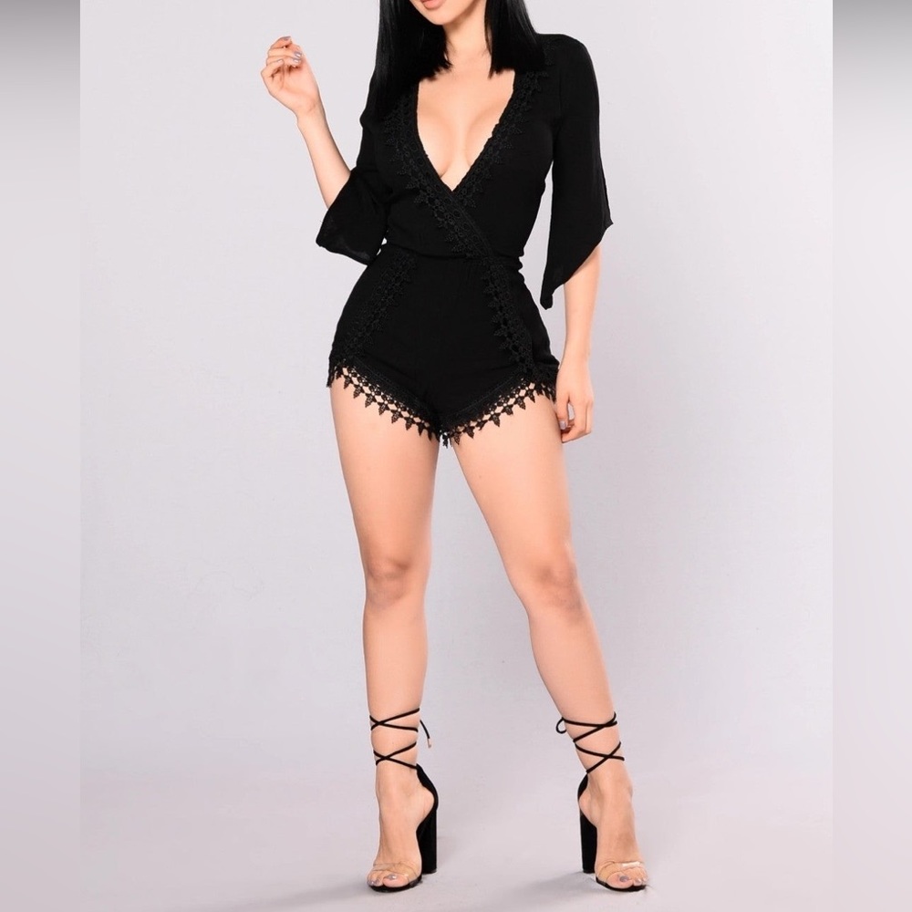 Black romper size 1X